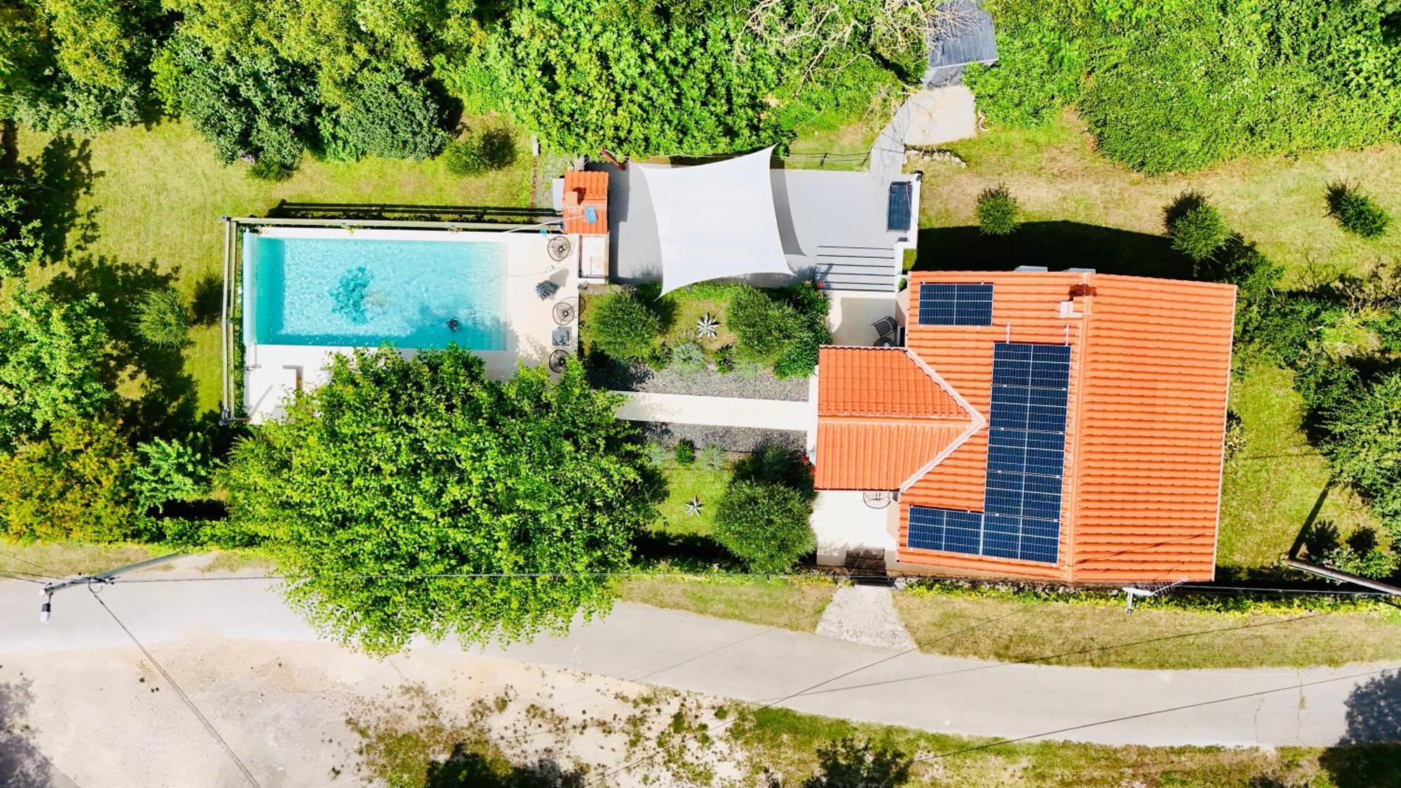 Wellness House Oliva With Heated Salt Water Pool, Sauna & Jakuzzi Labin  Zewnętrze zdjęcie